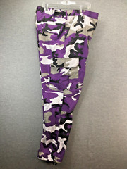Rothco Uniform Camo Cargo Purple Gray Black Size XL REG Cotton Blend