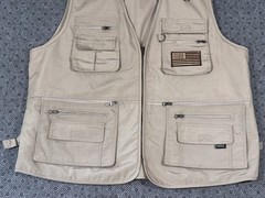 Blue Stone Safety Vest Men’s 4XL Tactical Concealed Carry Photography Fishing
