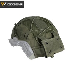IDOGEAR Tactical Helmet Cover For Wendy 3.0 Helmet with NVG Battery Pouch MC