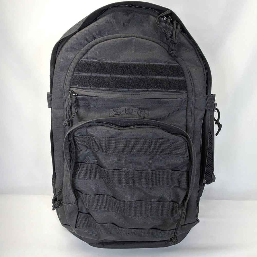SOC Sandpiper of California Tactical Black Backpack Bugout Bag Molle Cordura