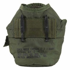 U.S. Military 1 QT ALICE OD Green Canteen Insulated Cover Pouch w/ Canteen USED