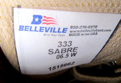 Belleville Sabre #333 Tactical Vibram Boots~Made In The USA SZ Women’s 6.5~Khaki