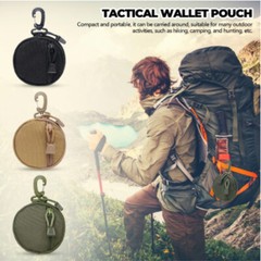 Outdoor Tactical Military Waist Belt Bag Clip Buckle Key Coin Case Utility Pouch